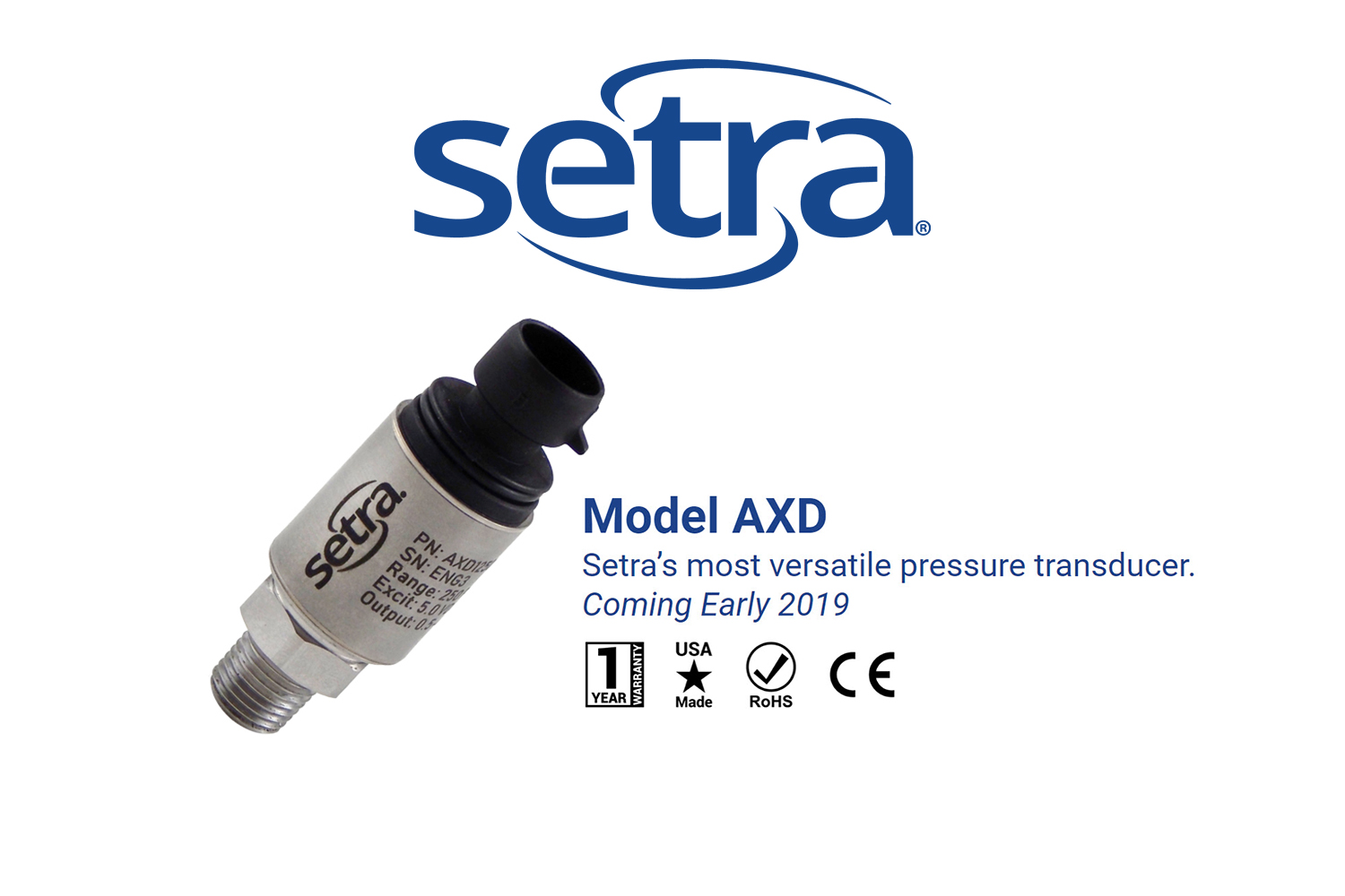 The Model AXD Pressure Transducer by SETRA