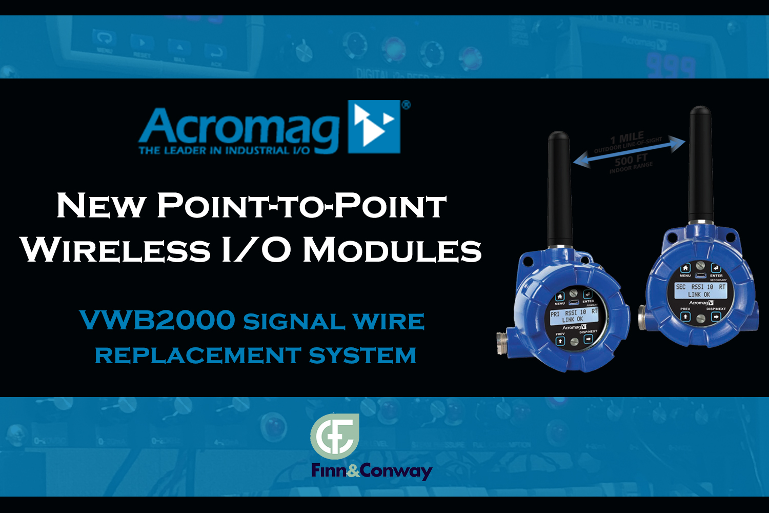 New Point-to-Point Wireless I/O Modules by Acromag