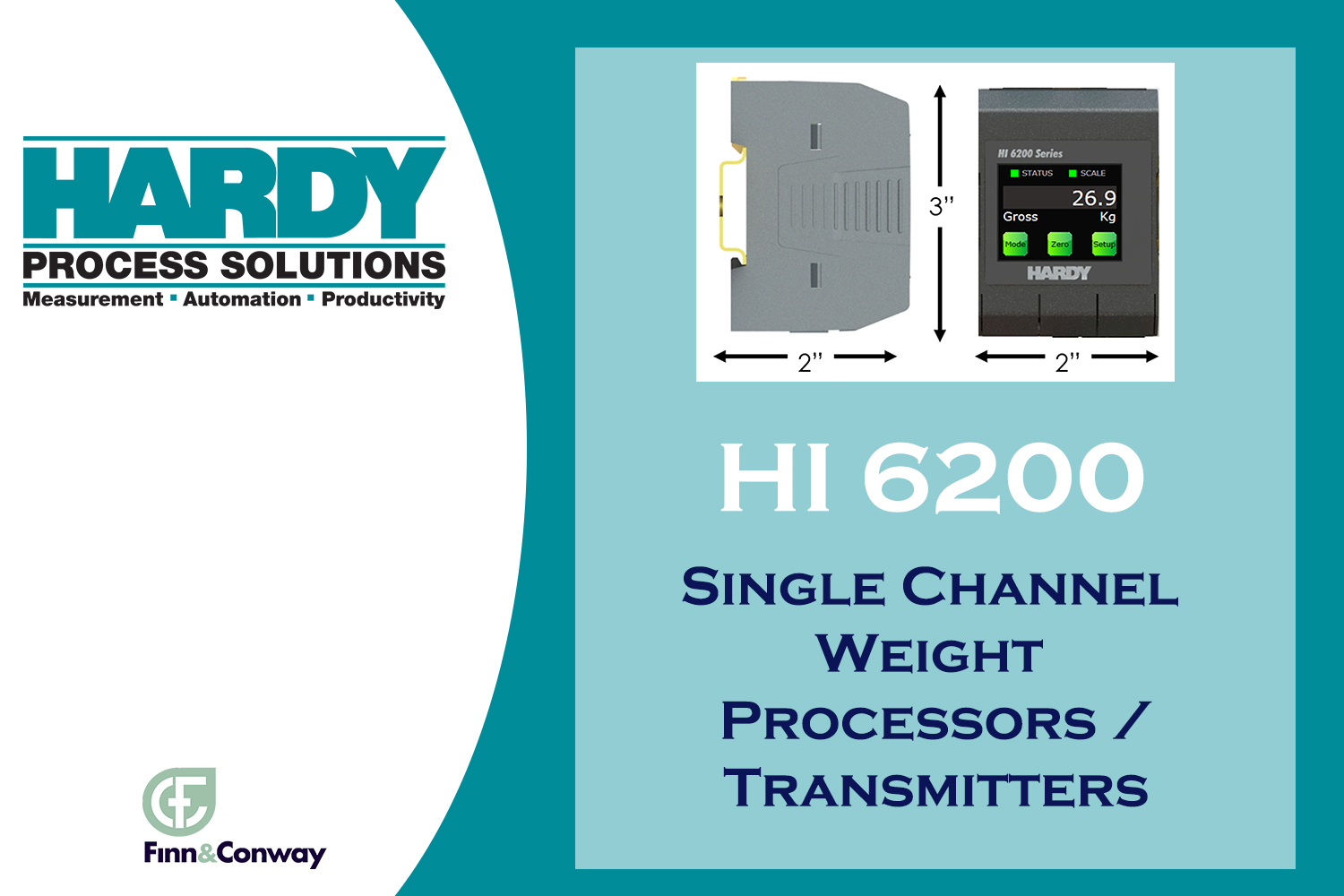 HI 6200 SINGLE CHANNEL PROCESSOR by Hardy Process