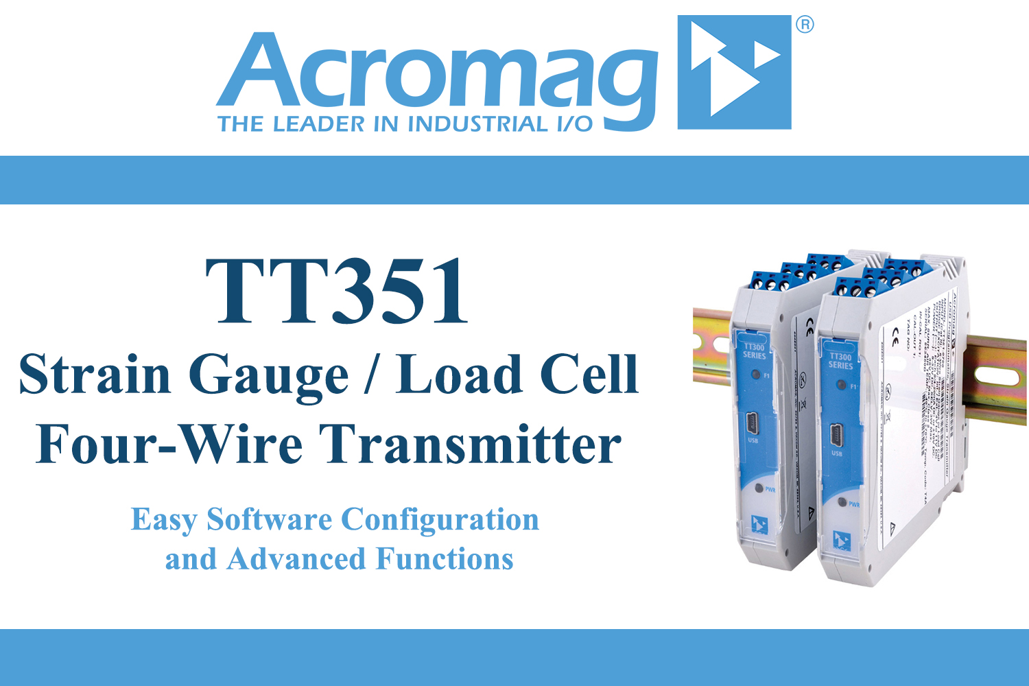 New Strain Gauge or Load Cell Transmitters
